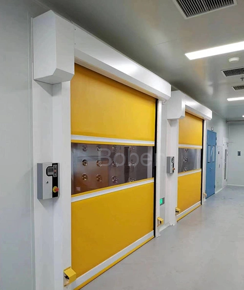 Powder-coated air shower