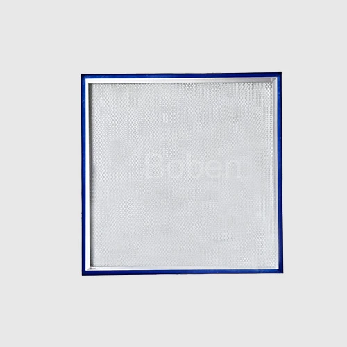 Pleatless HEPA Filter with Liquid Sump