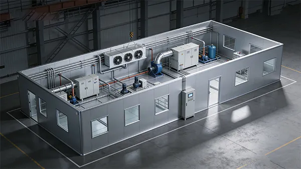 Modular Cleanroom Walls & HVAC Systems