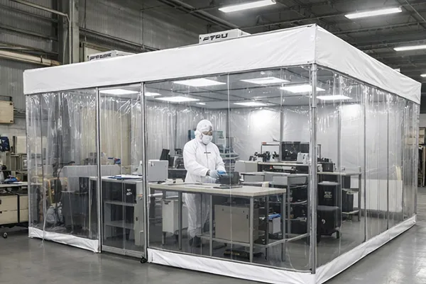 temporary cleanroom tent